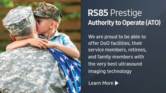 RS85 Prestige Authority to Operate. We are proud to be able to offer DoD facilities, their service members, retirees, and family members with the very best ultrasound imaging technnology. Click to Learn More